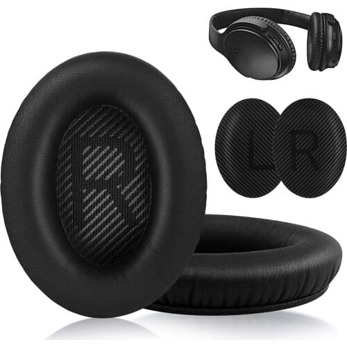 Bose Quiet Comfort 35 Replacement Ear Pads Cushions Earpads Accessories for Bose QC 35 /35II Made of Protein Lambskin Memory Foa