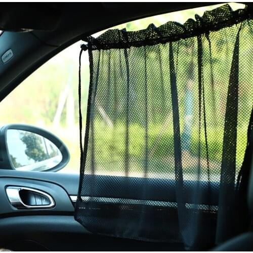 1/2 pcs Car Anti-UV Side Window Sunshades Car Window Shade Curtain Auto Front Rear Side Windshield Sun Block
