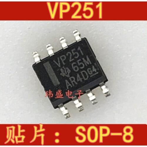 10pcs VP251 SOP8 SN65HVD251DR