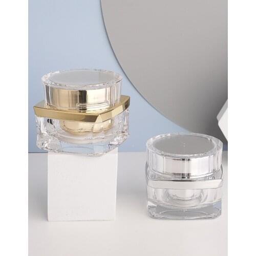 15g 30g Empty Eye Face Cream Jar Body Lotion Packaging Bottle Travel Gold/Silver Cosmetic Container Makeup Emulsion Sub-bottle