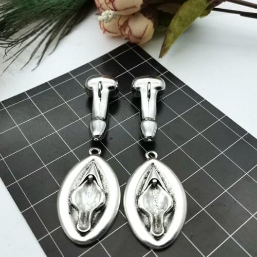 5 Pieces of New 17*17*39mm Male Genitalia Design Jewelry Mini Female Genitalia, DIY Handmade Jewelry