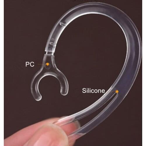 6mm 7mm 8mm 10mm Bluetooth Earphone Transparent Silicone Earhook Loop Clip Headset Ear Hook Replacement Headphone Accessories