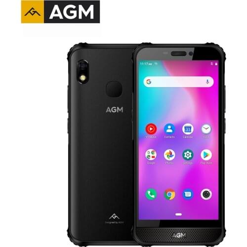 AGM A10 128G Rugged Mobile Phone Android™ 9 Front placed speaker 5.7" HD 4400mAh IP68 Waterproof Smartphone support SD Card