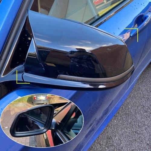 Carbon Fiber Car Rear View Mirror Cover Cap For Bmw F20 F22 F30 F31 F32 F33 F36 F34 F35 I3 I3s x1 Side Mirror Cover Trim