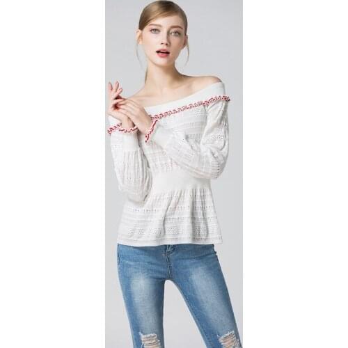 Женские пуловеры с открытыми плечами Davidartlife China At AliExpress