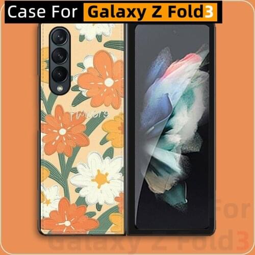 For Samsung Galaxy Z Fold3 case,Galaxy Z fold 3 case,w22 PU Case