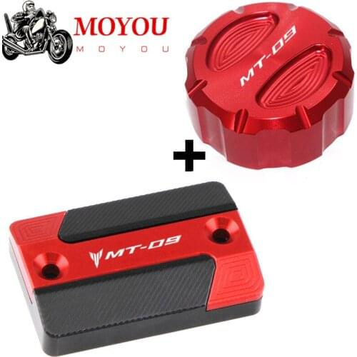 For Yamaha MT09 FZ09 MT-09 MT 09 2014-2020 New Motorcycles CNC Accessories Front & Rear Brake Clutch Fluid Reservoir Covers Cap