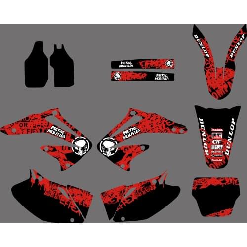 Motorcycle Graphic Decals Stickers For Honda CRF450R CRF450 2002 2003 2004 CRF 450 450R Fender Swingarm Decals