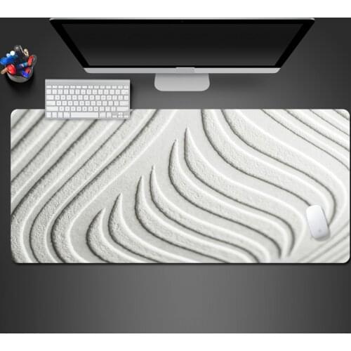 Advanced Creative White Quality Mouse Pad PC Computer Games Non-Slip Customized Large Rubber Pad Office Special Fashion Mats