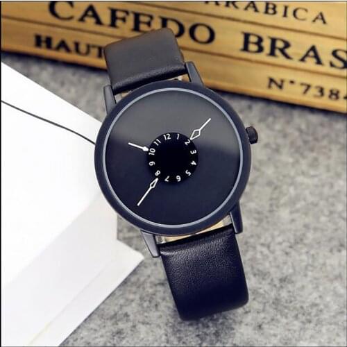 2020 Fashion Creative Womens Watch Top Brand Mens Quartz Watch Couple Watch Leather Clock Drop Shipping Reloj Mujer Hombre Uhr