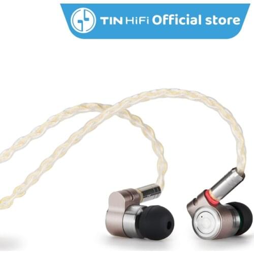 TINHIFI T3 Premium Single Knowles BA PU+PEK Dynamic Hybrid Driver HIFI Earphone Metal Earbud MMCX TIN T4 T2 P1 Official Store