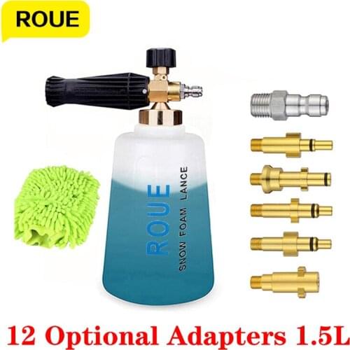 High Pressure Washer Foam Generator Snow Foam Spray Gun Nozzle Foam For Washing Cars Turbo For Karcher Car Washer Car Cleaning