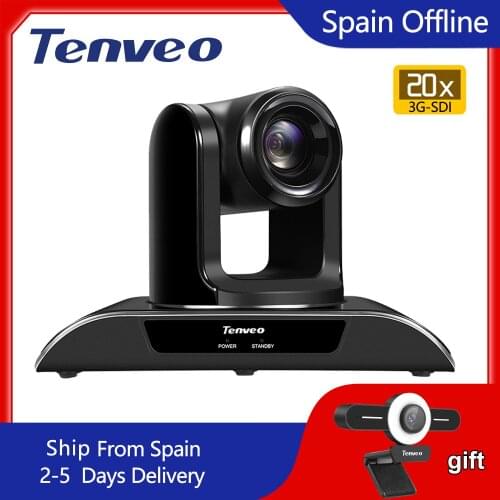 [EU Stock] FREE TAX 2MP 1080p60fps 20X Zoom Video Cam a USB PTZ HDMI Video Conference Camera Plug-N-Play for HD Video Streaming