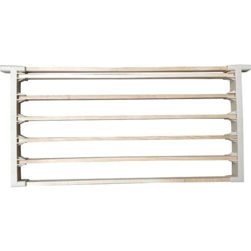 Bee Keeping Royal Jelly Frame Rearing Queen Cultivation Plastic Side Installation Removable Recycling Of Double Row Wooden Tool