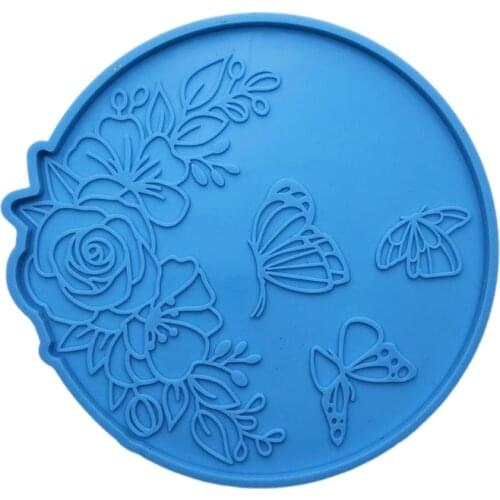 Silicone Mold for Casting DIY Resin Molds Butterfly Decorative Tray Making Festival Party Aromatherapy DIY Mold Handmade