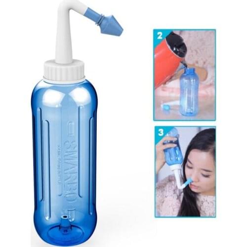 500ML Nose Wash System Nose Cleaner Sinus Allergies Nasal Pressure Neti Pot Nasal Wash Cleaning Tool For Adults Children
