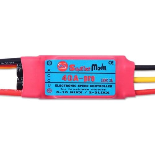 SunriseModel Pro LBEC Airplane Brushless ESC 10A 20A 25A 30A 40A 2-3S for RC Model DIY Parts