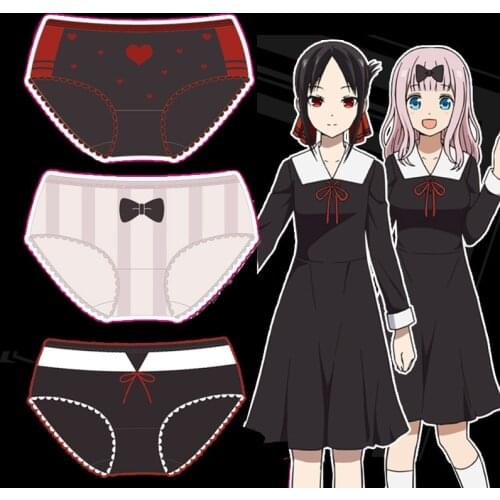 Hot Anime Kaguya sama Love is War Sexy Women Intimate Briefs Girl Underwear Triangel Panties Cosplay Costume Unique Design Gift