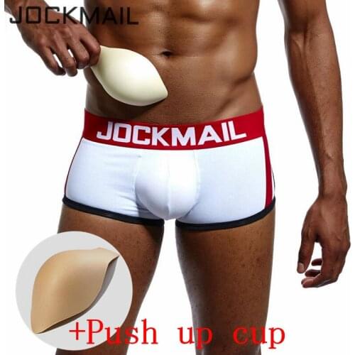 Bulge Enhancing Sexy Boxer Men Shorts Hombre Breathable Pouch Gay Underwear With Sponge Pad Cup Included.Boys,Youth & Adult Men
