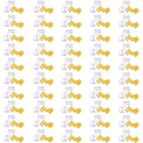 100Pcs 69293-12060 Car Front Door Handle Lock 5mm Rod End Clip Accessories 69293-12050 Fit for Toyota Lexus 8.5mm Hole