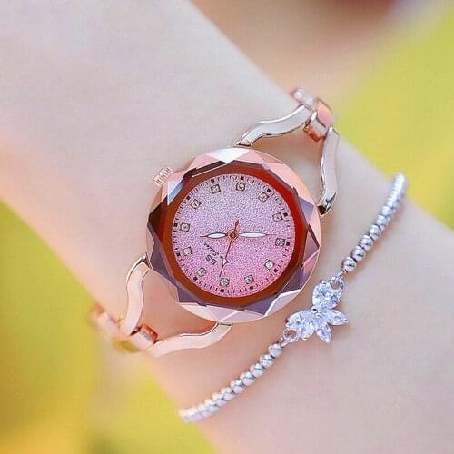 2019 Luxury Women Watches Austrian crystal Lady Dress Watch Stainless Steel Rhinestone Silver Gold Bracelet diamond Wristwatches