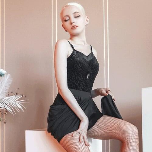 2021 New DL776 Female Latin Dance Bodysuit Sleeveless Bare Back Tops Dancing Performance Women Dress Ballroom Samba Tango Suit