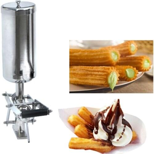 5L Stainless Steel Jam Filler Puff Filling Machine Churros Stuffer Fried Bread Stick Filling Machine NP-25
