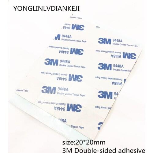 50pcs 3M paste / double-sided thermal paste / thermal double-sided adhesive 20*20mm
