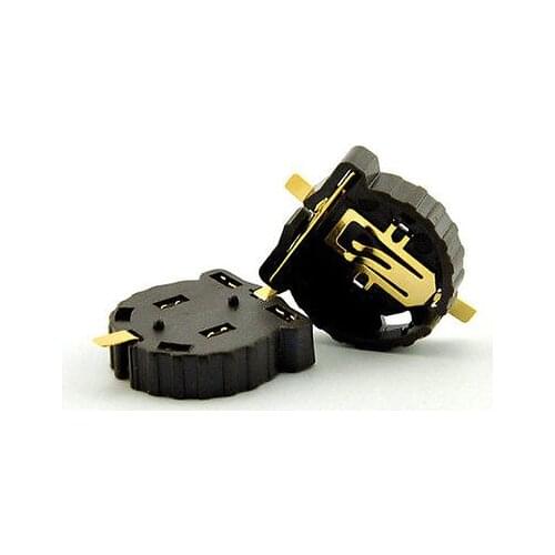 50pcs CR1220 2 Pin SMT SMD battery holder CR1220 battery holder 2 pin holders