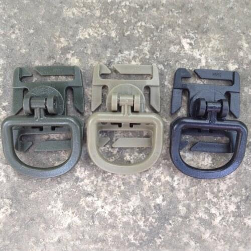 6pcs/lot EDC Outdoor Tool Packsack Accessories D Shape Buckle Backpack Buckle