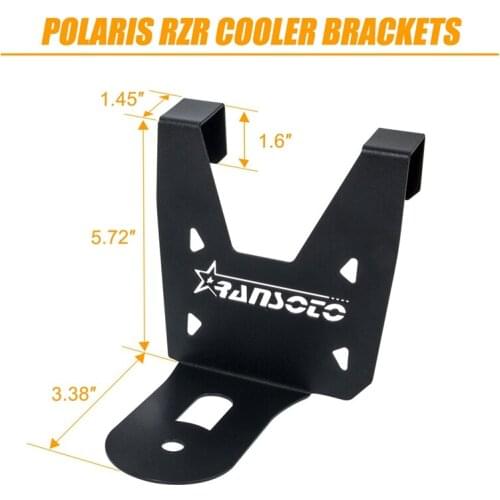ATV UTV Cooler Mounting Brackets for Polaris RZR 1000 XP 1000 Turbo 2014-2021 Ozark 26