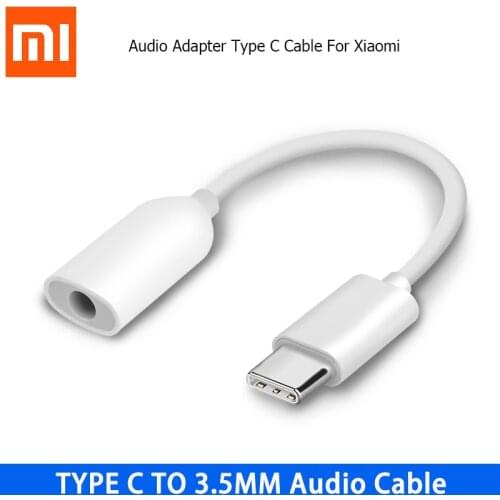 Xiaomi USB 3.0 Type C Audio Cable 3.5MM To USB-C Earphone Converter Adapter For Mi 11 10 Pro 9 9T 9SE 8 6 Note 10 Pro MIX 2 2S 3