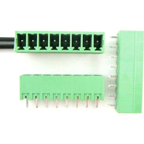 Free shipping (100pcs/lot) 15EDGK-3.81-8P + 15EDGVC-3.81-8P Straight Pin Screw Terminal Block Connector Pluggable type NO.1