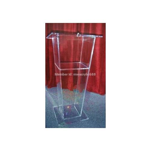 Pulpit furnitureFree Shipping Beautiful Cheap Clear Detachable Acrylic Podium Pulpit Lecternacrylic pulpit decoration podium