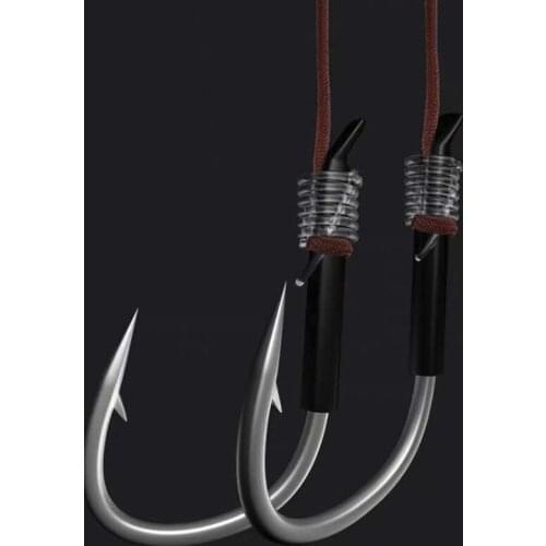 Big Thing Strand Double Hook Finished Product Tied Herring Sturgeon Line Set Handmade Giant Strand Double Hook Fishing Hook