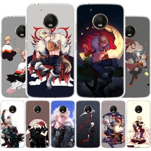 Boku no Hero Academia Phone Case For Motorola Moto G9 G8 G7 G6 G5 E6 E5 Plus Play Power + One Action Macro Cover Coque Shell