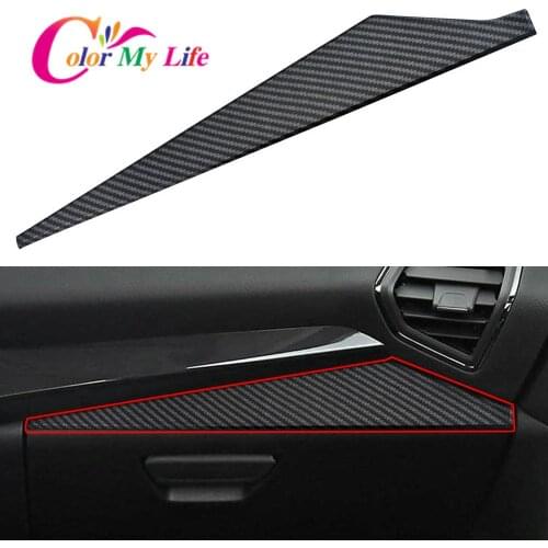 Color My Life Interior Car Storage Glove Box Decoration Cover Trim Sticker for Ford Kuga Escape 2013 - 2017 LHD Accessories