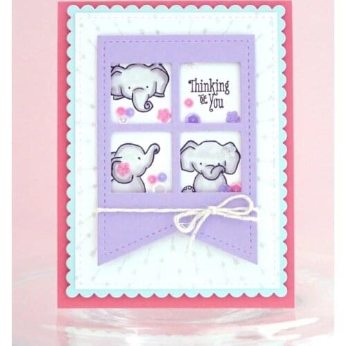 Banner frame decoration Metal Cutting Dies Stencils DIY Scrapbooking Paper/photo Cards Embossing Dies