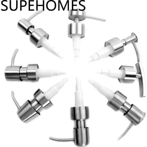 Premium 304 Stainless Steel Soap Pump Liquid Lotion Dispenser Replacement Jar Tube Bathroom Liquid Soap Dispensers Shipping