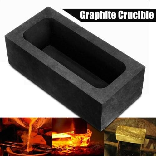 Graphite Ingot Bar Mold Mould Crucible for Melting Gold Silver Casting Refining