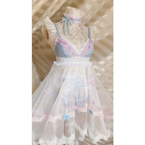 [Customized] Anime Shinning Nikki Nap Skirt Kiss Of Night Sexy Sleepwear Cosplay Costume Women Halloween Free Shipping 2019