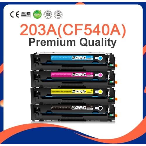 CAIGE 203X 203A CF540A Compatible Toner Cartridge Replacement for HP Color Laserjet Pro MFP M281fdw M280nw M254dn printer