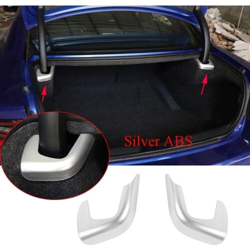 Kit forDodg Charger 2015-2020 ABS Tailgate Lift Decorative Cover Trim 2PCS