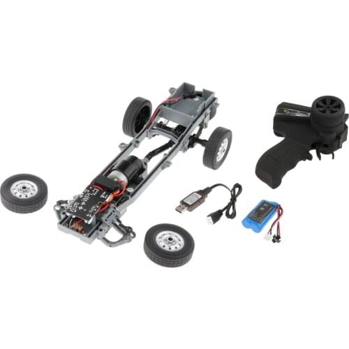 1:10 Electric RC Crawler Car Chassis Frame Kit for WPL D12 Off Road Vehicles Buggy Upgrade Parts Accessories