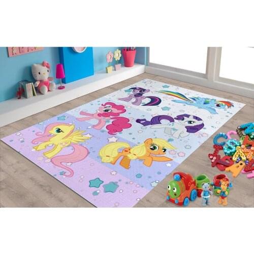 MY LITTLE PONY Patterned Carpet ,Non Slip Floor Carpet,Teens Carpet,Turkish Rug