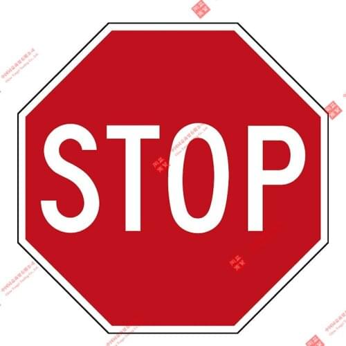 Creativity Stop Sign Wall Decal Sticker Large Wall Decoration Decor Sticker Vinyl Decal Window Locker Door PVC