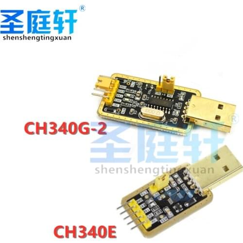 CH340 USB to TTL CH340G module, upgrade, download a small wire brush, STC microcontroller board, USB to serial, PL2303