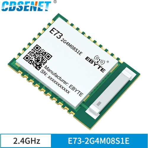 NRF52833 BLE 5.1 RF Module 2.4GHz Mesh Thread ZigBee 8dBm CDSENET E73-2G4M08S1E For UAV Smart Home Wireless Transceiver Receiver