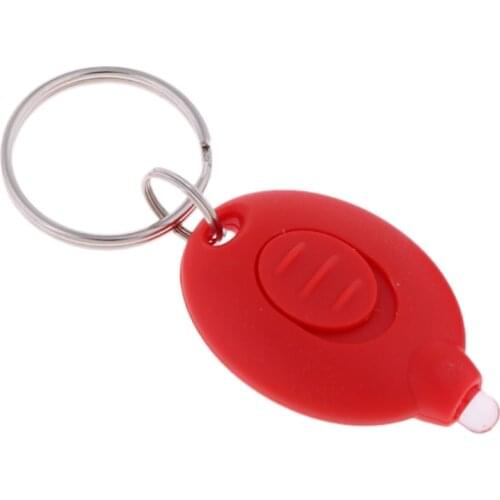 Mini Portable Keychain LED Lamp Keyring Mini Bright Flashlight Outdoor