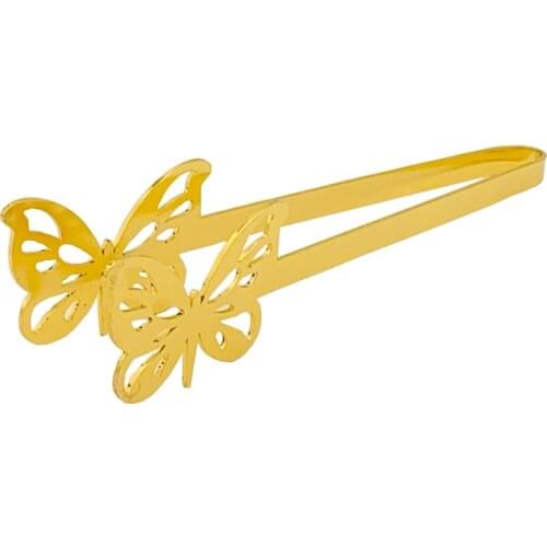 Gold-plated Butterfly Base Mosquito Coil Incense Holder Incense Burner Clip Rack Aroma Therapy Burner Ornament for Home Tearoo